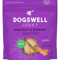DOGSWELL Immunity and Defense Grain Free Jerky Chicken Soft and Chewy Dog Treats - 24 oz Bag