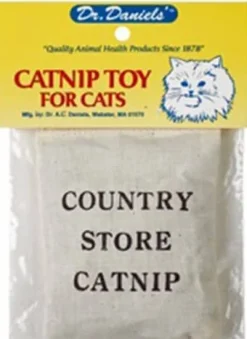 Dr. A.C Daniels Country Store Catnip Cat Toy - White - 4 In X 3 in - 12 Pack