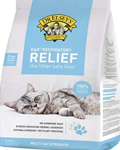 Dr. Elsey's Precious Cat Litter Alternative Premium Clumping Respiratory Relief Silica Gel Cat Litter - 7.5 lb