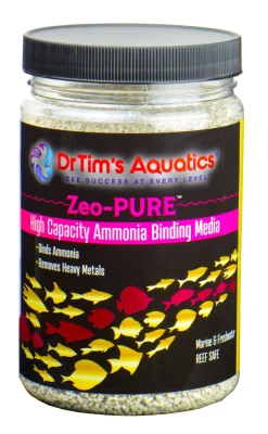 Dr Tim's Aquatics Zeo-Pure Ammonia Binding and Heavy Metal Remover - (200GAL) - 32 Oz