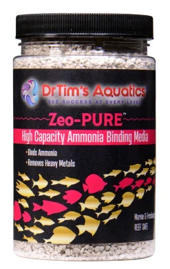 Dr Tim's Aquatics Zeo-Pure Ammonia Binding and Heavy Metal Remover - (100GAL) - 16 Oz