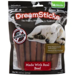 Dreambone Beefsticks Natural Dog Chews - 10.6 Oz - 15 Pack