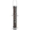 Droll Yankees Classic A-Series Sunflower Tube Type Wild Bird Feeder - Silver - 1 Lb Cap
