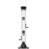 Droll Yankees Onyx Clever Clean Thistle Finch Tubed Wild Bird Feeder - Black - 3 Lbs Cap