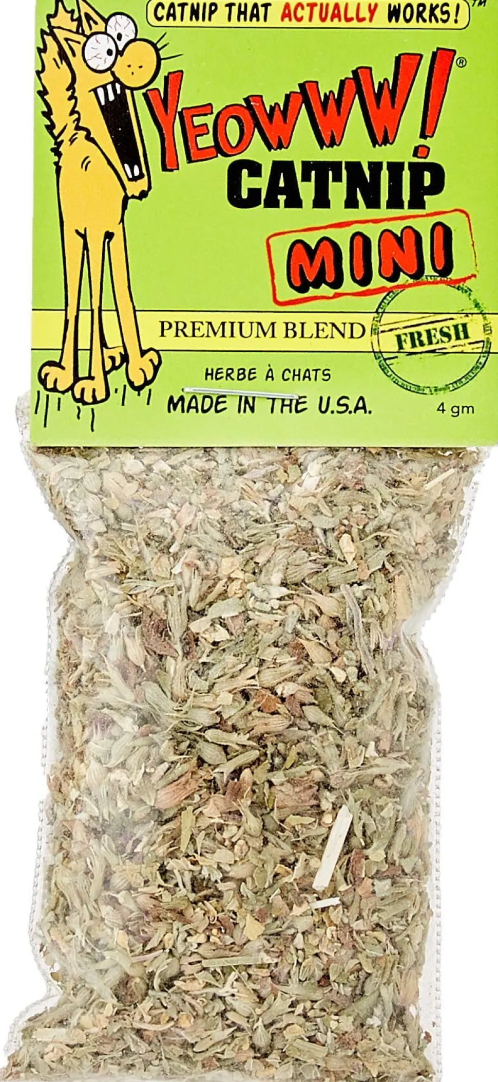 Ducky World Yeowww! Catnip Mini Treats - 4 Gm x 2 Pack