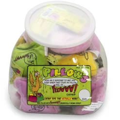 Ducky World Yeowww!® Catnip Pillows Cat Toy 24 Count Assorted