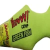 Ducky World Yeowww!® Fish Catnip Toys Green Color 7 Inch