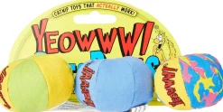 Ducky World Yeowww!® My Cats Balls Catnip Toys Assorted Color 2 Inch