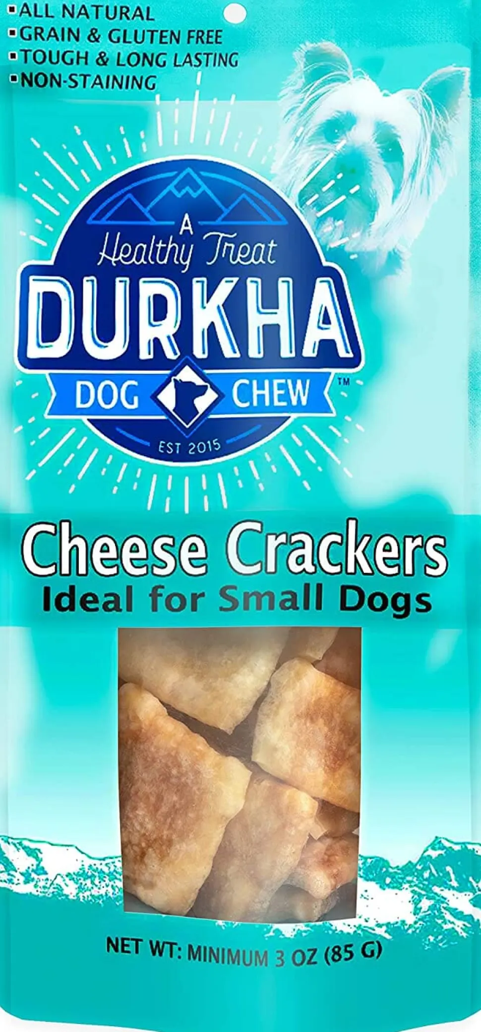 Durkha Packaged Himalayan Cheese Chew Crackers Dog Treats