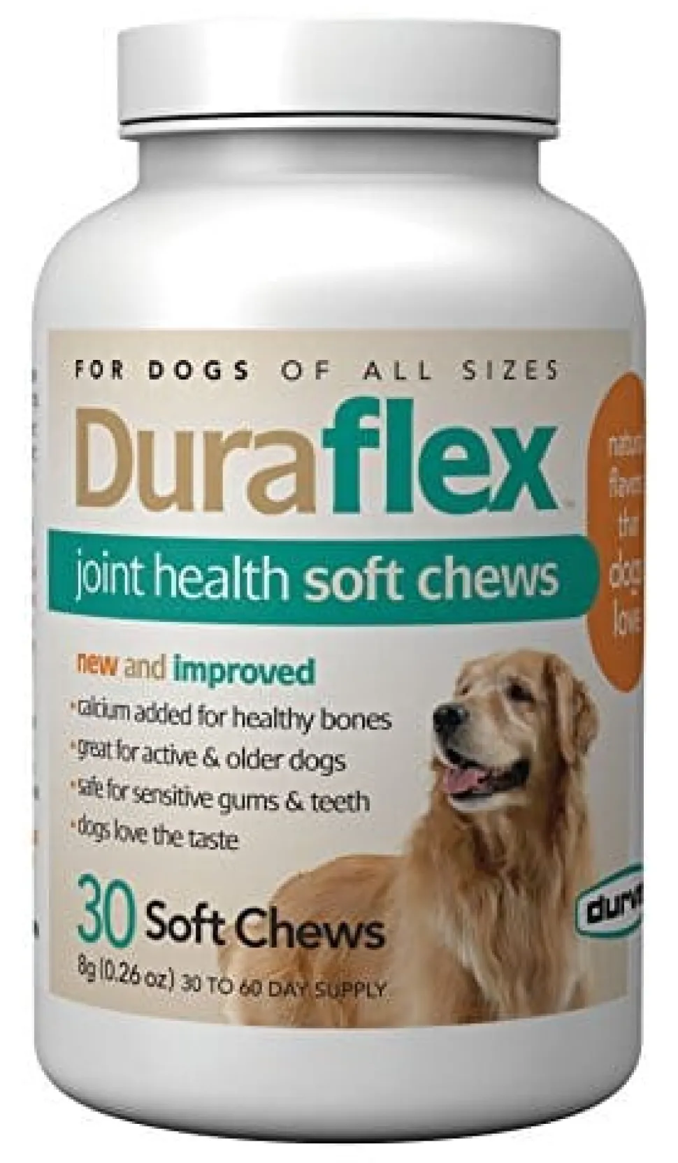 Durvet Duraflex Joint Soft Chews with Probiotics Dog Joint Care - 30 Count