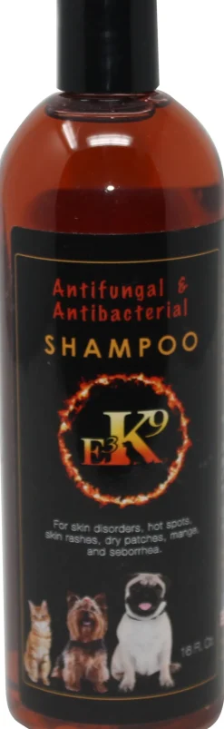 E3 K9 Antifungal & Antibacterial Dog Shampoo - 16 Oz