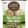Earth Animal Dog Chews NO HIDE Pork - 4 Inches - 2 Pack