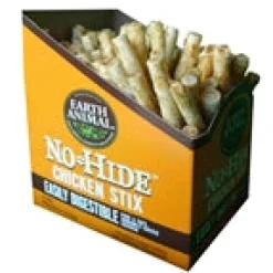 Earth Animal Dog Chews NO HIDE STIX Chicken - 90 Count