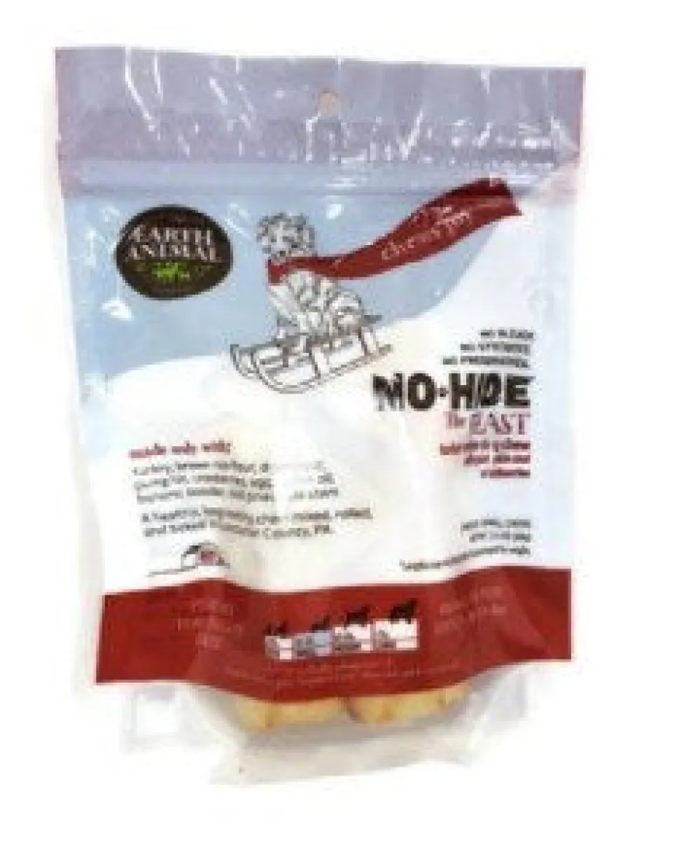 Earth Animal Dog Chews NO HIDE Feast - 4 Inches - 2 Pack