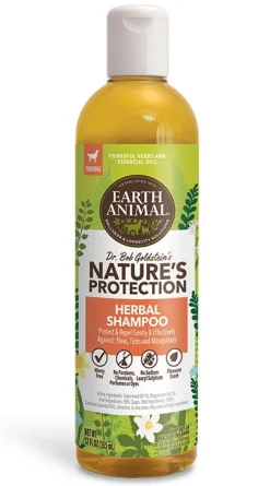 Earth Animal Dog Nature's Protection Shampoo Herbal - 12 Oz