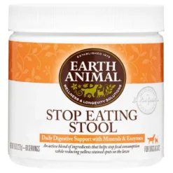 Earth Animal Dog Stop Eating Stool - 8 Oz