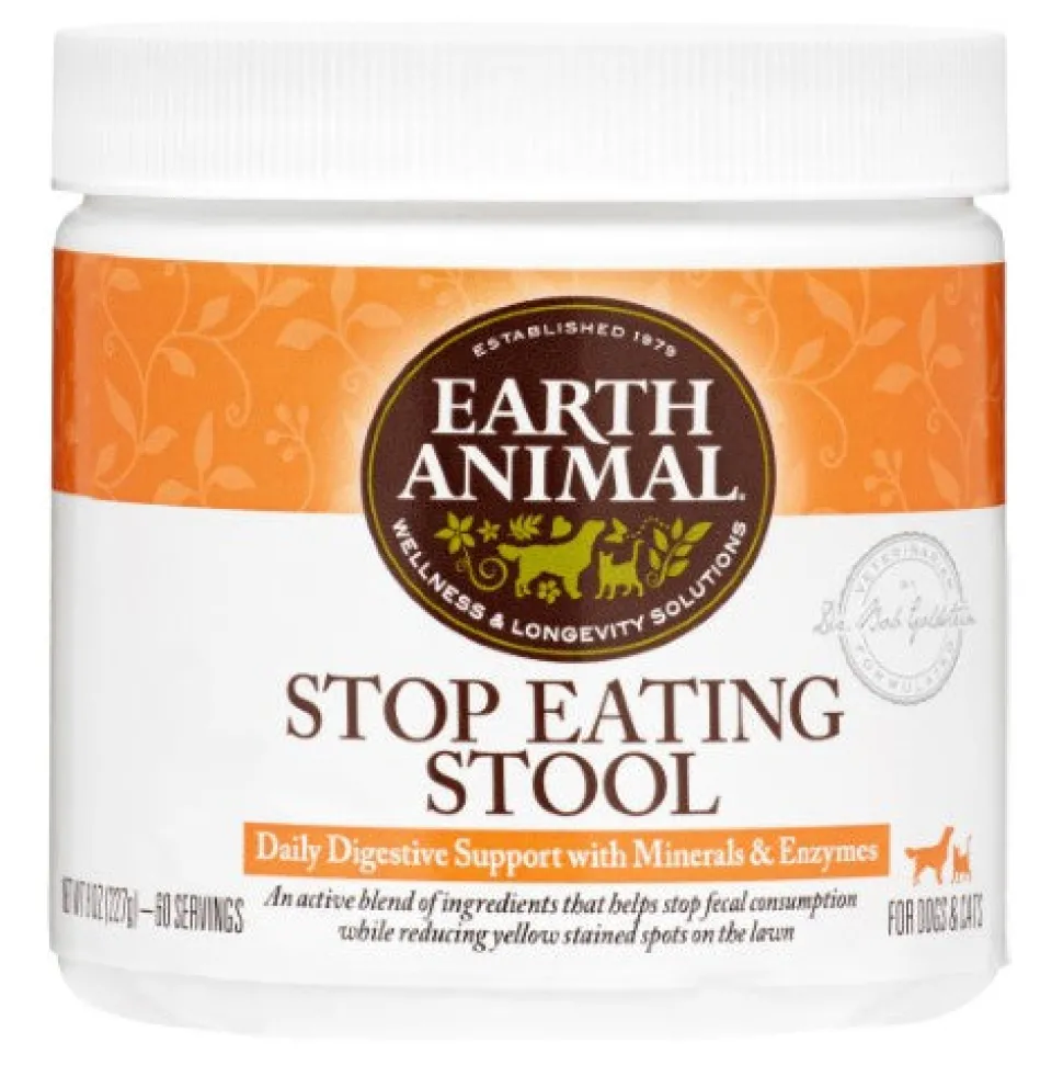 Earth Animal Dog Stop Eating Stool - 8 Oz