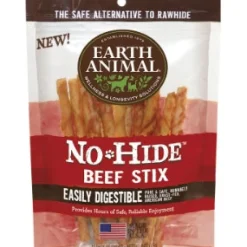 Earth Animal No Hide Stix Beef Flavored Natural Cat and Dog Chews - 90 Count