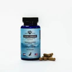 Earth Buddy Mushroom and Hemp Dog Supplement Capsules - 10MG - 60 Count