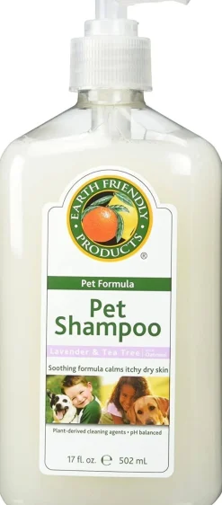 Earth Friendly ECOS Lavender and Tea Tree Cat and Dog Shampoo - 17 oz
