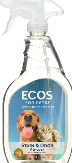 Earth Friendly ECOS Stain & Odor Remover Spray for Dogs and Cats - 22 oz
