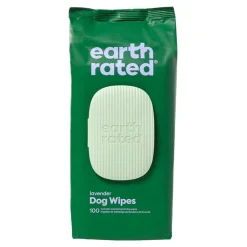 Earth Rated Dog Grooming Wipes Lavender - 100 Count