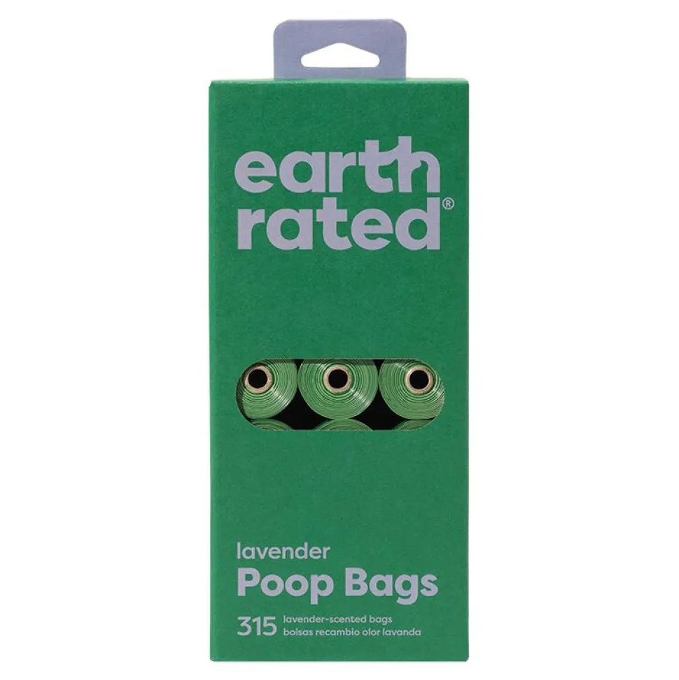 Earth Rated Dog Wastebags Lavender - 21 Rolls - 315 Count