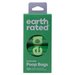 Earth Rated Dog Wastebags Lavender - 8 Rolls - 120 Count