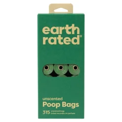 Earth Rated Dog Wastebags UNScented - 21 Rolls - 315 Count