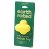 Earth Rated Natural Rubber Ball Fetch and Chew Dog Toy - Yellow