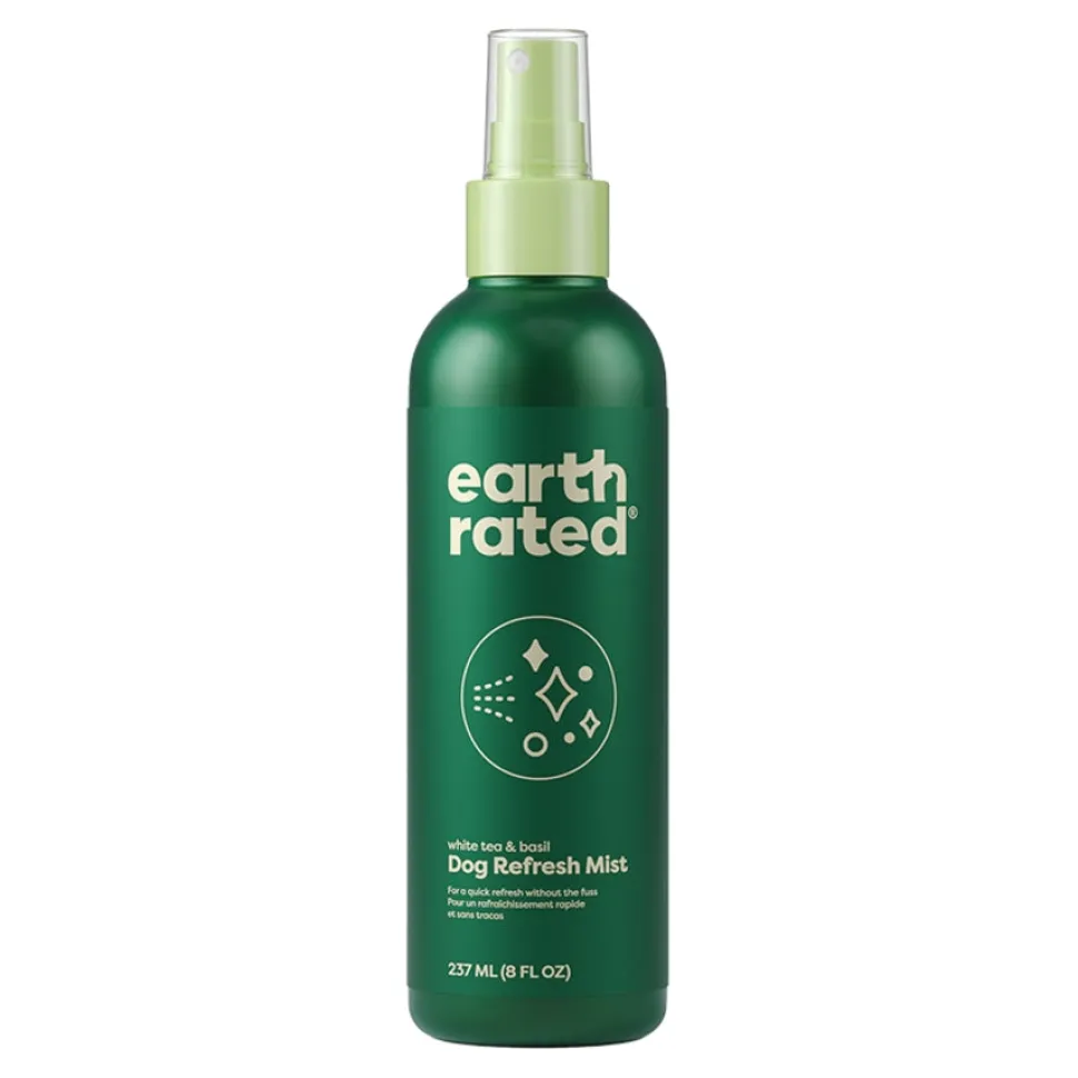 Earth Rated Refresh Mist White Tea and Basil Fragrance Deodorizing Dog Spray - 8 Oz