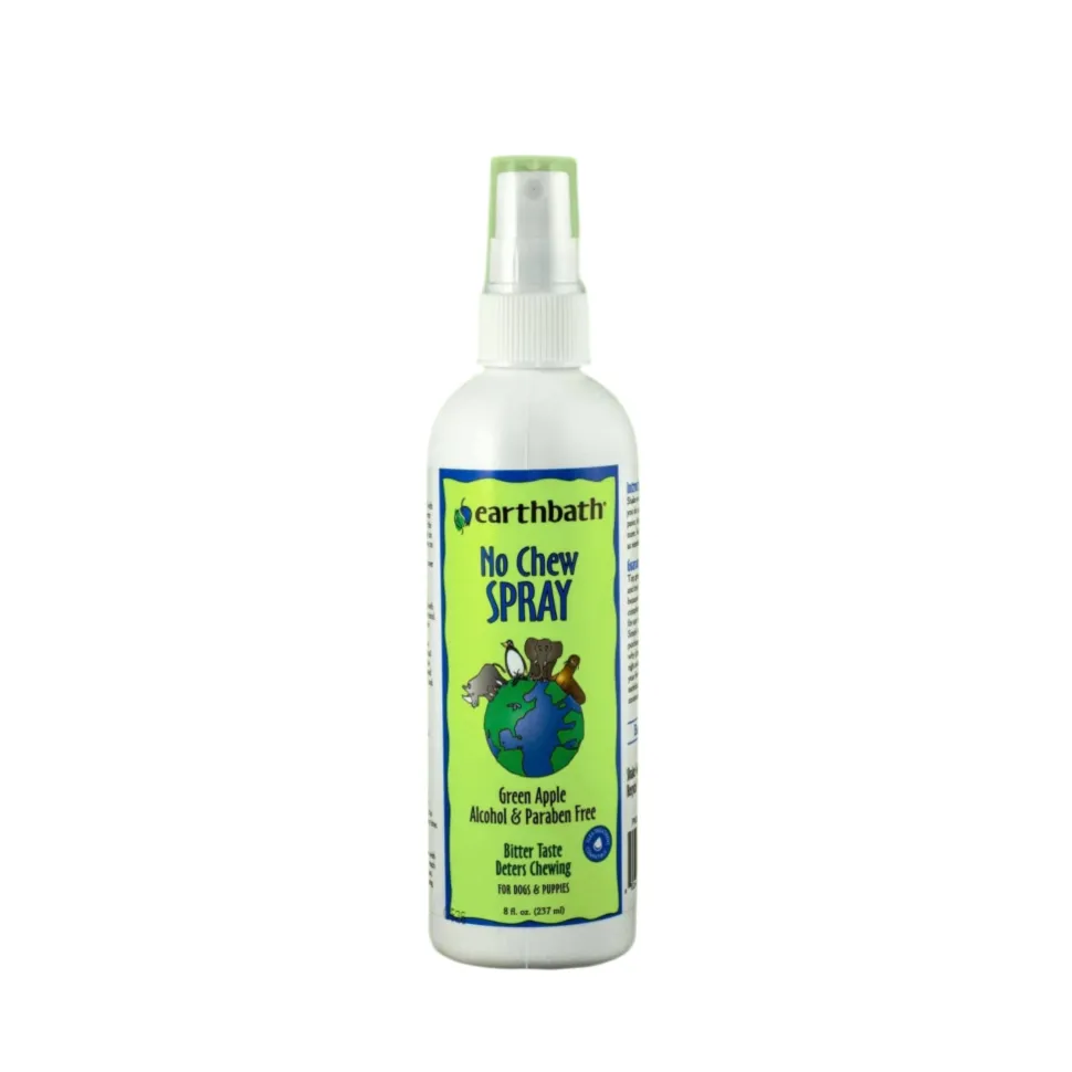 Earthbath No Chew Bitter Apple Repellent Dog Spray - 8 Oz