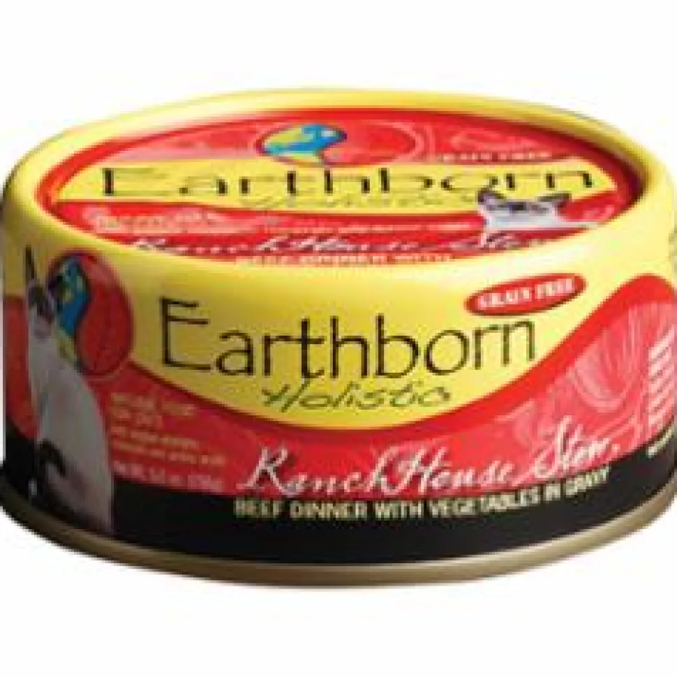 Earthborn Grain-Free Ranch House Stew Canned Cat Food - 5.5 Oz - Case of 24
