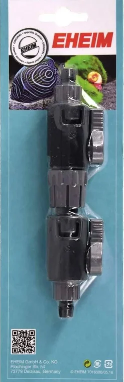 Eheim Double Tap with Quick-Release Coupling for 394 Hose