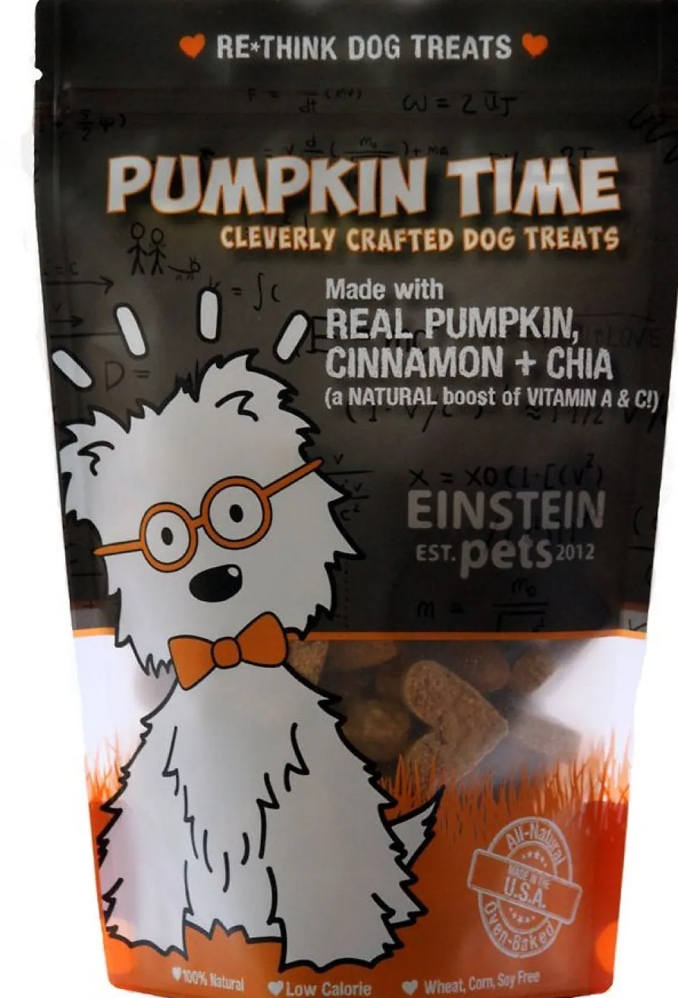 Einstein Pets Juniors Pumpkin Time Chewy Dog Treats - 2 oz Bag