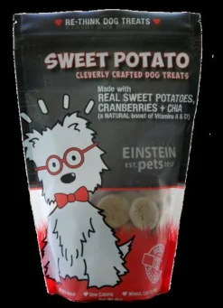 Einstein Pets Signature Treats Sweet Potato Chewy Dog Treats - 8 oz Bag