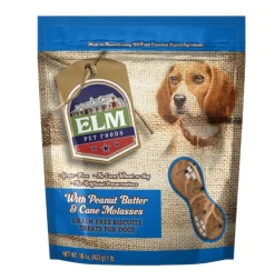 Elm Peanut Butter & Molasses Dog Biscuits - 16 oz
