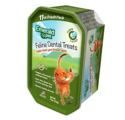 Emerald Pet Catnip Dental Cat Treats - 11 oz Tub