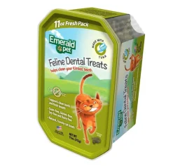 Emerald Pet Tuna Dental Cat Treats - 11 oz Tub