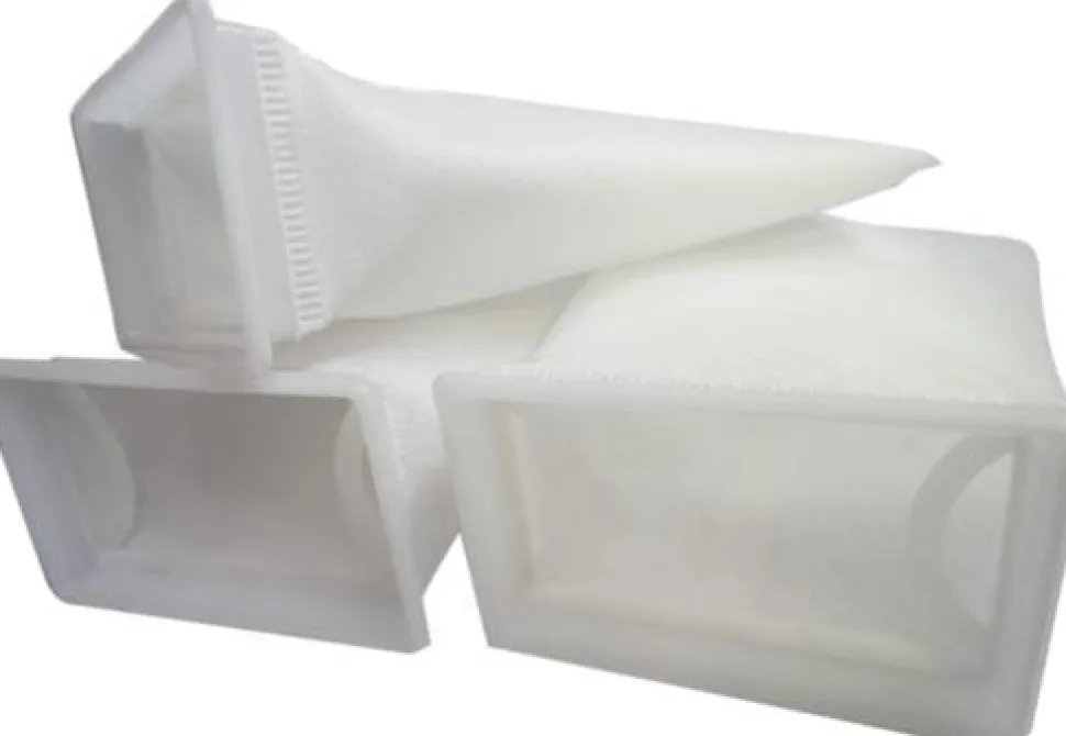 EShopps 300 Micron Rectangular Filter Sock - 4" Inch - 3 Pack