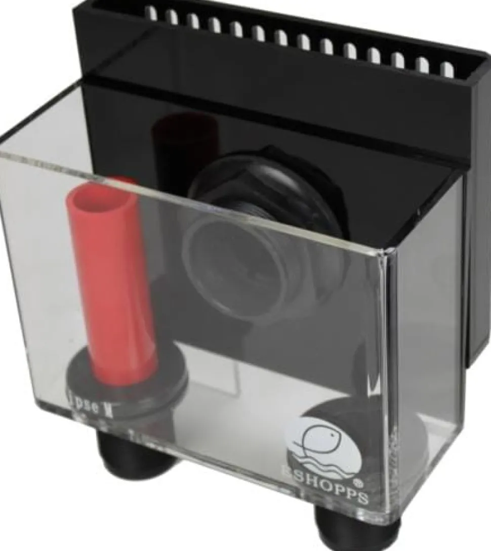 EShopps ECLIPSE Slim Overflow Box Aquarium Filter - Medium - L:8 X W:3 X H:6 - Up to 100GAL