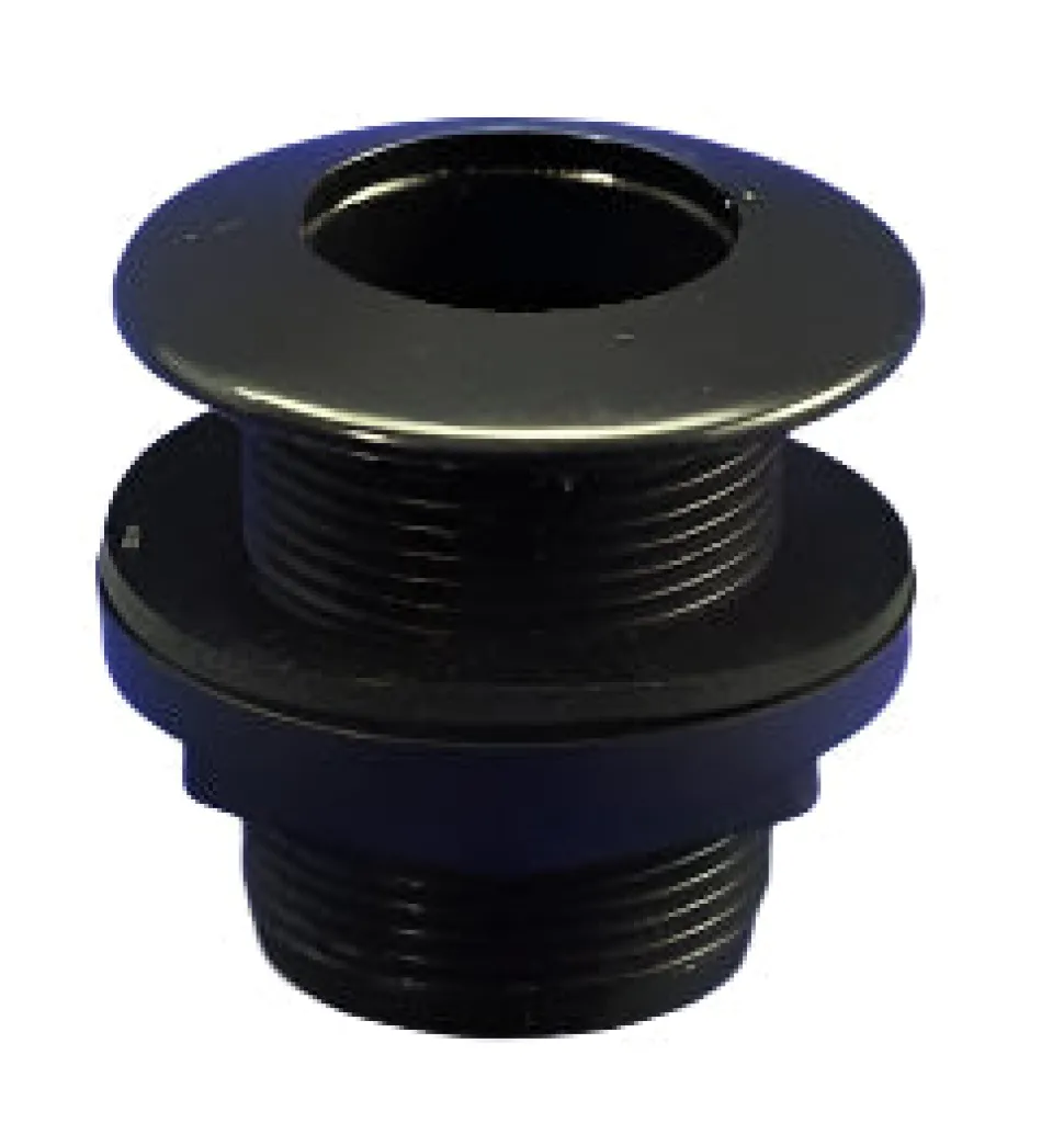 EShopps SXS Bulkhead Adapter for Aquarium Wet/Dry Filters and Sumps - .75 Inch