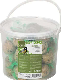 Esschert Design Suet Ball Bucket Wild Bird Food - 30 Count