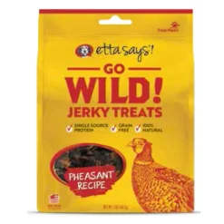 Etta Says Dog Wild Jerky Treats Pheasant - 5 Oz