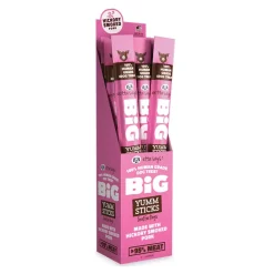 Etta Says Grain-Free High-Protein Human-Grade Big Pork Yumm Sticks Natural Dog Chews - 24 Count