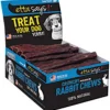 Etta Says High-Protein Rabbit Chews Premium Crunch and Chewy Natural Dog Chews - 4.5 Inches - 36 Count