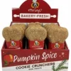 Etta Says Pumpkin Spice Cookie Cruncher Dog Biscuits - 5 Inches - 1 Oz - 24 Count
