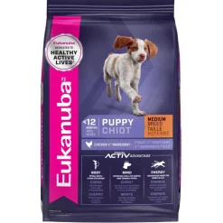 Eukanuba Chicken Early Activ Advantage Medium-Breed Puppy Formula Dry Dog Food - 30 Lbs