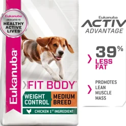 Eukanuba Fit Body Weight Control Medium Breed Dry Dog Food