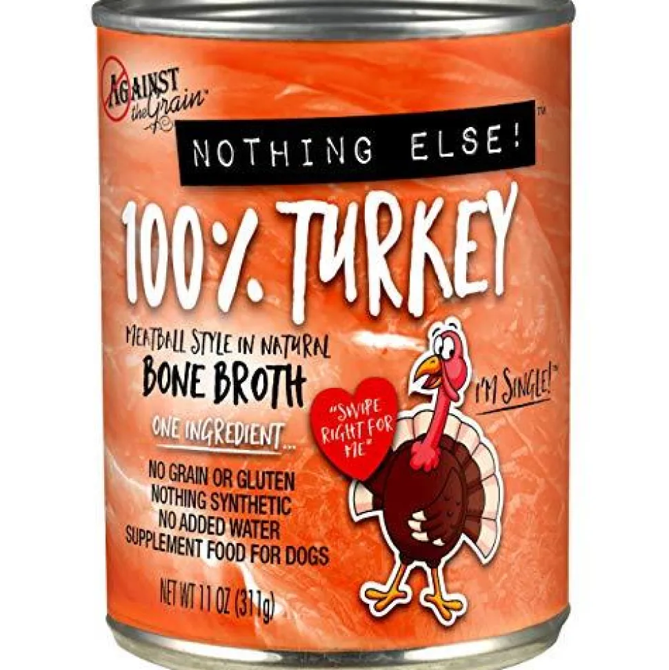 Evanger's 'Against the Grain' Nothing Else Turkey Canned Dog Food - 11 oz Cans - Case of 12